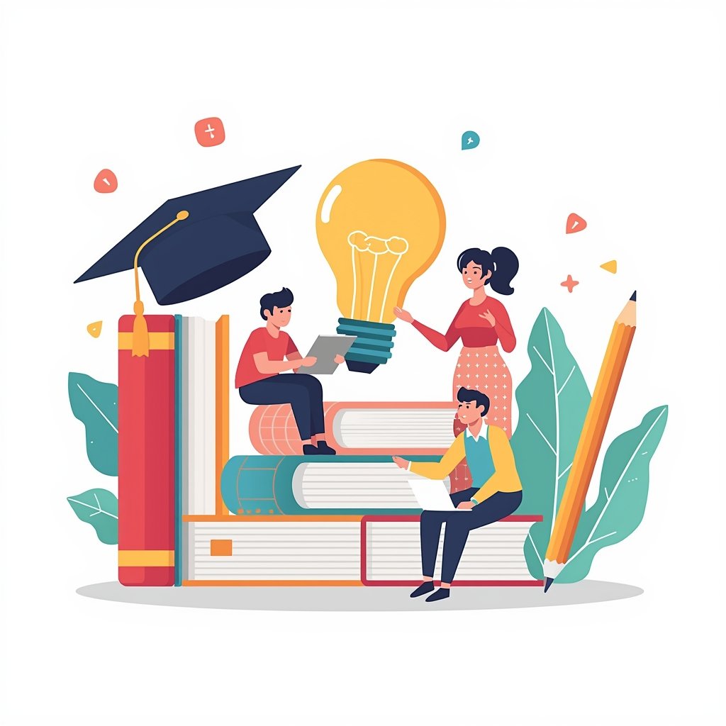 What is education simple illustration for beginners and students